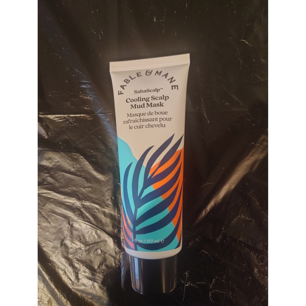 Fable & Mane SahaScalp Cooling Scalp Mud Mask 6 fl oz 177 ml Bentonite Clay Neem